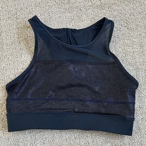 Zyia All Star Navy Blue Mesh Sports Bra